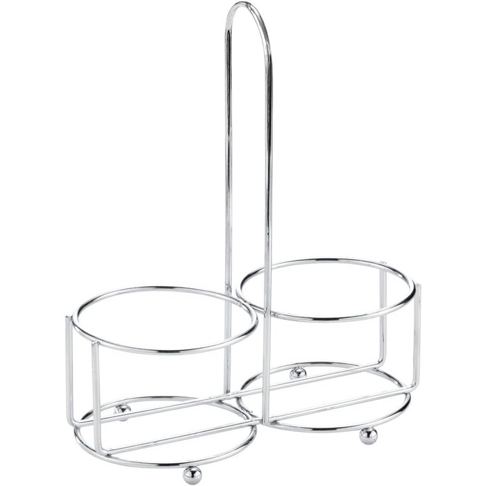 Дисплей Westmark, Вміст 6 дозаторів, Ємність 190 мл кожен, Скло/нержавіюча сталь/пластик, Прозорий/Чорний/Сріблястий, 63592611 (кружний, , Прозорий/Чорний/Сріблястий)