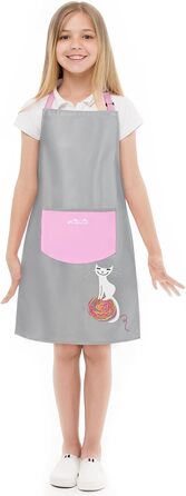 Фартух кухонний для дітей 46 х 60 см рожевий Viedouce