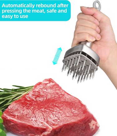 Молоток для м'яса з нержавіючої сталі 20,5 см Aliglow