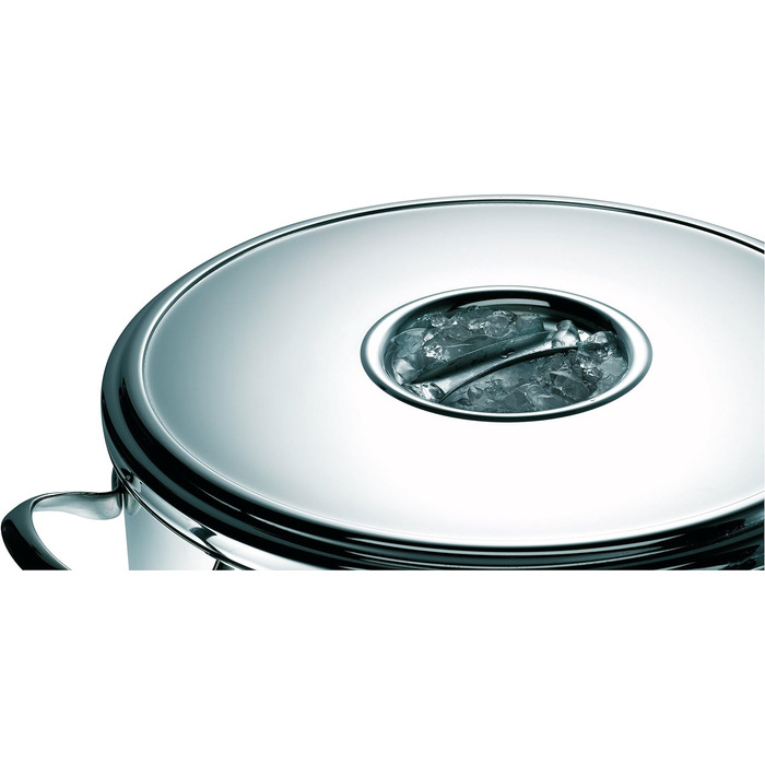 Каструля для супу, нержавіюча сталь, срібло, 24 см / 9 л (28 см)