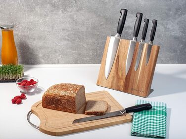 Магнітний тримач для ножів коричневий 22,5 см Hanseküche