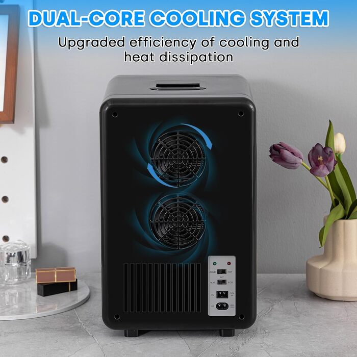 Мини-холодильник с дисплеем 15 л черный Enventor