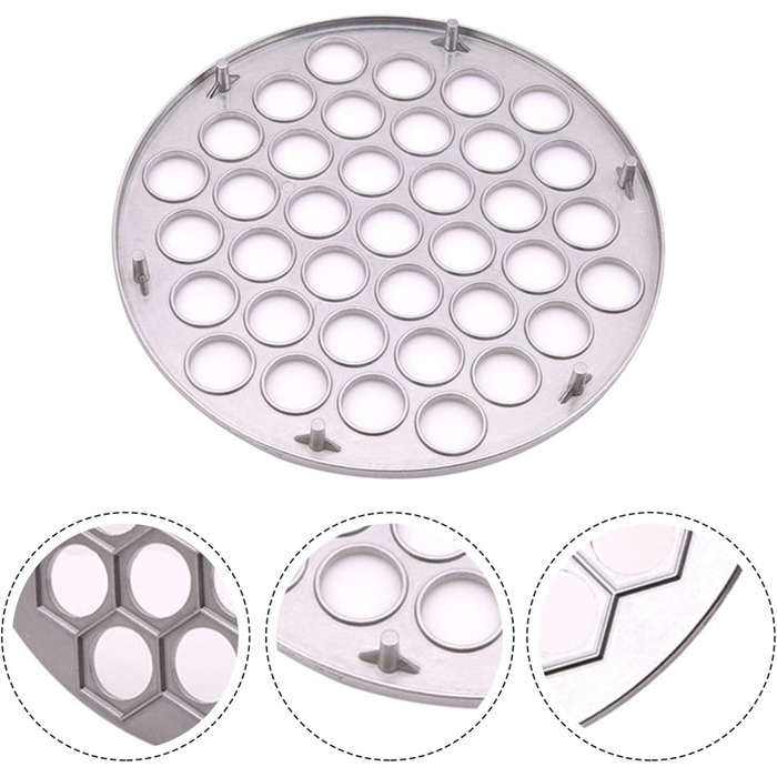 Форма для пельменів з нержавіючої сталі 25 x 25 x 2 см Vilgftyiet