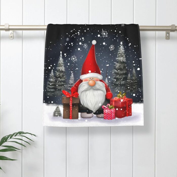 Різдвяний рушник 70 х 40 см Милий гном Ouqiuwa