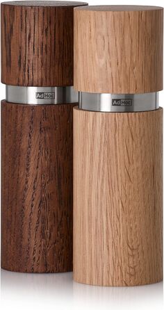 Млин для перцю та солі 15 см, набір 2 предмети, дуб темний/дуб світлий Textura AdHoc