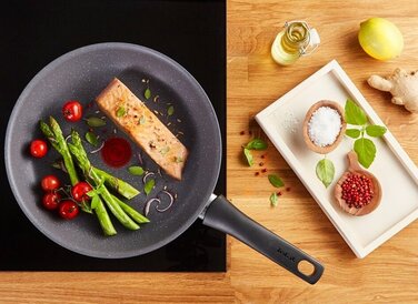 Tefal Сковорода Healthy Chef, 26см, алюминий, бакелит, серый