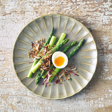 Тарелка Coupe с зубчатым краем 26 см, Terra Porcelain Matt Grey Scalloped