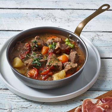 Сковорода для подачі 18*4.25 см, 900 мл, кругла, металева, Vintage Steel, GenWare