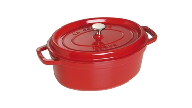 Кокот овальний 29 см, вишневий Staub