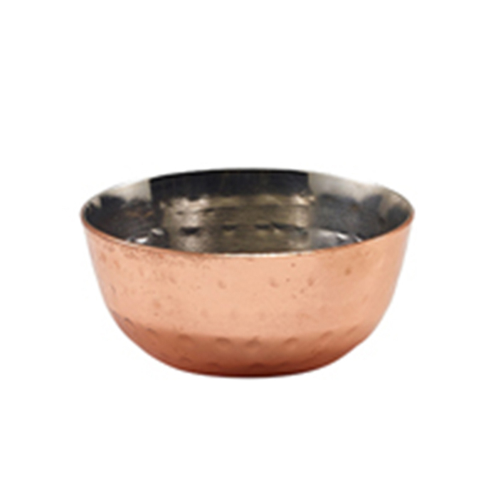 Соусник металлический рельефный 43 мл, медное покрытие, GenWare