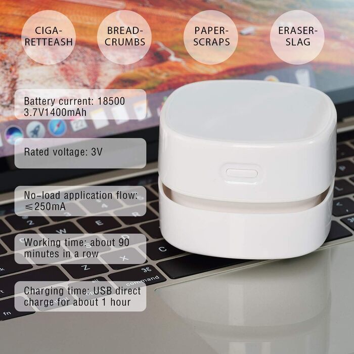 Міні-пилосос 4 Вт білий Surplex