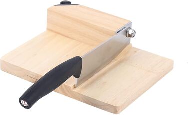 Пристрій для нарізання ковбас з дерев'яною основою Kitchendao