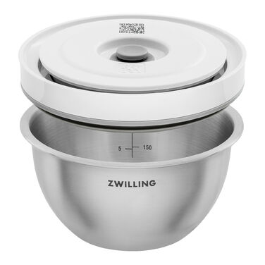 Набір мисок з вакуумними кришками, 6 предметів, нержавіюча сталь Fresh & Save Zwilling