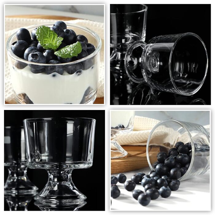 Набір креманок для мороженого 12 шт. 280 мл KADAX