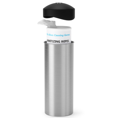 Диспенсер для вологих серветок Сталевий / Чорний Wipe Umbra