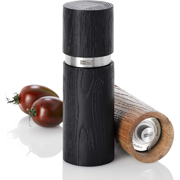 Мельница для перца и соли 15 см, набор 2 предмета, черный/бежевый Textura AdHoc