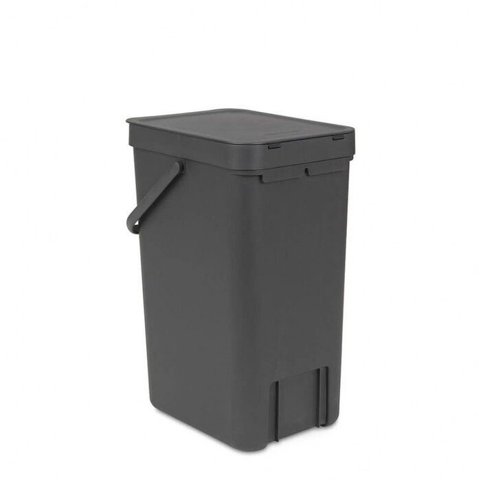 Відро для сміття 16 л сіре Sort Go Brabantia
