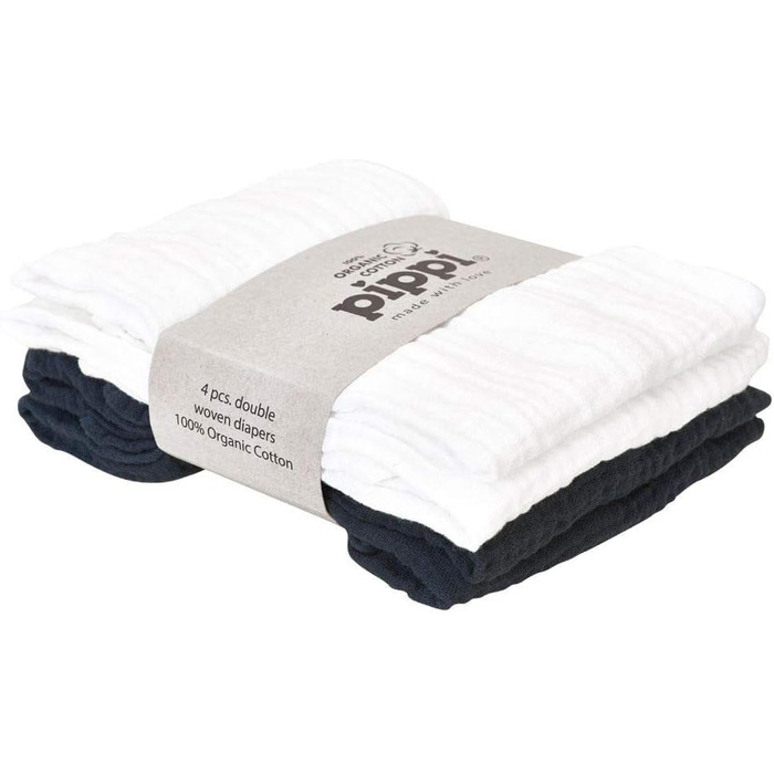 Набір рушники для дітей 4 шт. з органічної бавовни Pippi