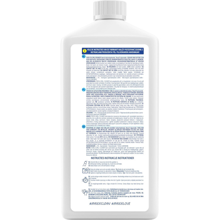 Засіб для миття духовок і кухонних плит 750 мл Maxxi Clean