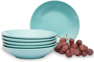 Набор из 6 тарелок для супа 21 см Konsimo