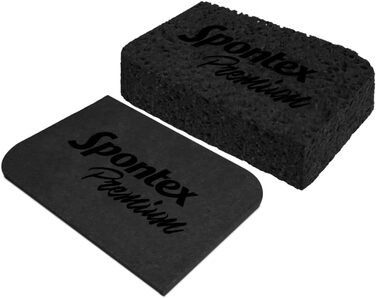 Набір губок для миття 3 шт. 10,8 x 6,8 x 30 см чорний Spontex