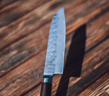 Ніж із дамаської сталі 17 см Santoku professional GRILLI