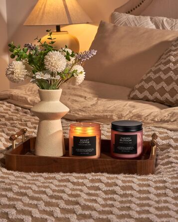 Ароматичні свічки у склянці 330 г, час горіння 70 годин M&SENSE