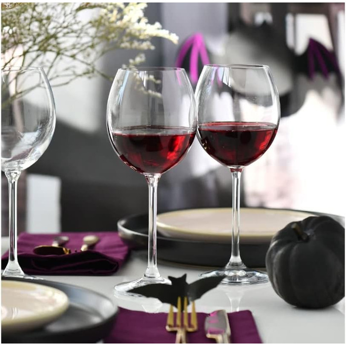 Набір келихів для вина konsimo з 6 шт. - келихи для червоного вина келихи для білого вина Aperol Spritz і келихи для шампанського Набір з 6 - Келихи для вина - Келихи для аперитиву - Кришталеві келихи для вина - 450 мл (Venezia)