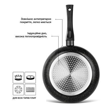 Глубокая сковорода Fissman PROMO 24х6 см. (14997)