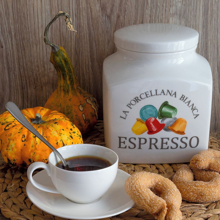 Банка для кави порцеляна 1,8 л La Porcellana Bianca