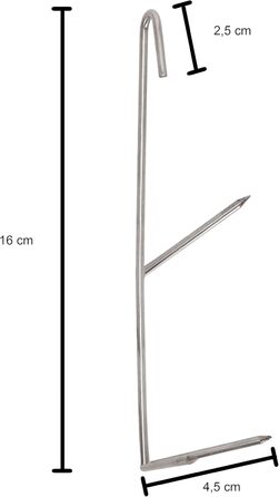 Набір гачків для коптильні 10 шт 16 см A&N