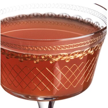 Келих для коктейлю 200 мл, Retro Fizzio 1910 Gold, Urbanbar (Урбанбар)