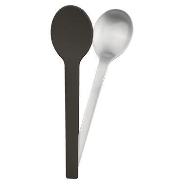 Харчовий контейнер 600 мл з ложкою, нержавіюча сталь, шоколадний колір Thermo Plus Zwilling