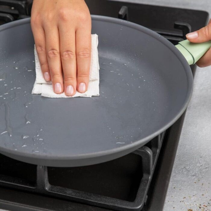 Сковорода 28 см, зеленая Ecolution Fackelmann