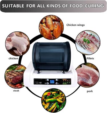 Вакуумний маринатор для м'яса та овочів 5 л білий Lakenbroade