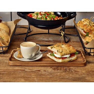 Поднос 30*13 см, деревянный, акация, GenWare