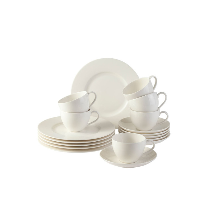 Кавовий сервіз, 18 предметів, Basic White Vivo Villeroy & Boch