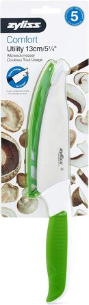 З обробними дошками, японська нержавіюча сталь, різнобарвний, ніж для чищення овочів, ніж для чищення, ніж для чищення овочів, обробні дошки, можна мити в посудомийній машині, 920249 Comfort