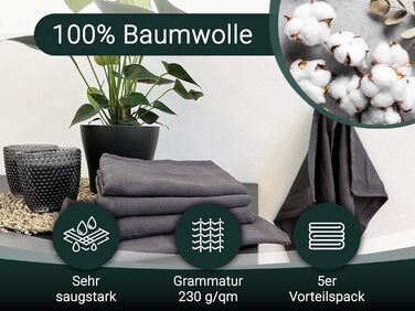 Набір кухонних рушників з 5 предметів 50 x 70 см ZOLLNER