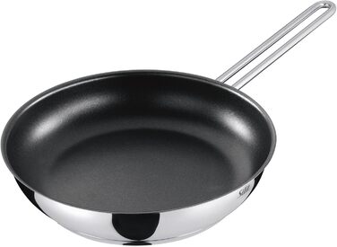 Набір посуду для індукції, 7 предметів каструлі зі скляними кришками, сковорода з лопаткою, полірована нержавіюча сталь. Підходить для всіх типів плит, без внутрішньої розмітки.