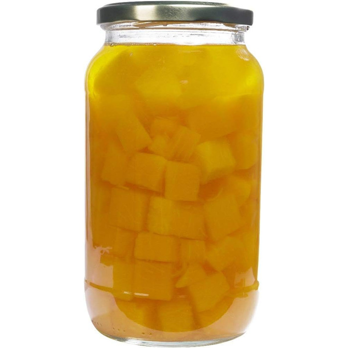 Банка 1 л с завинчивающейся крышкой серебристая, (золото), 6 шт mikken