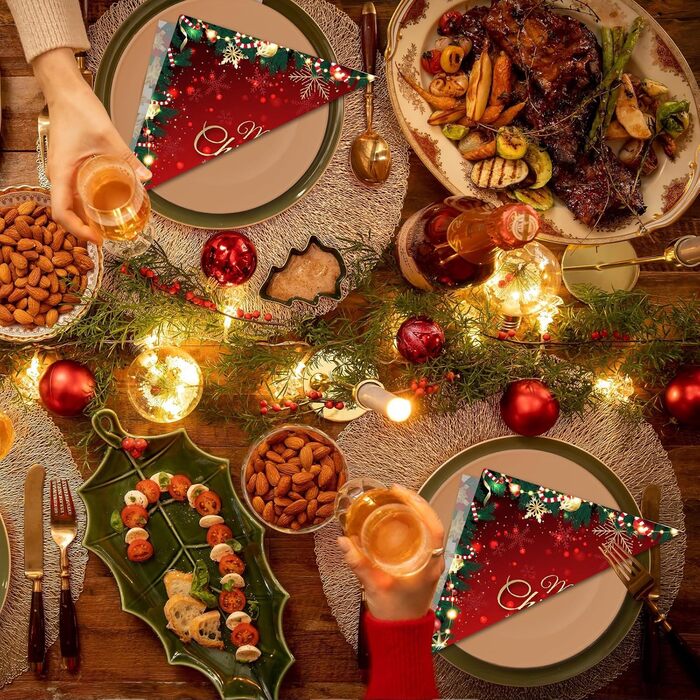 Різдвяні паперові серветки 100 шт. Shinybox