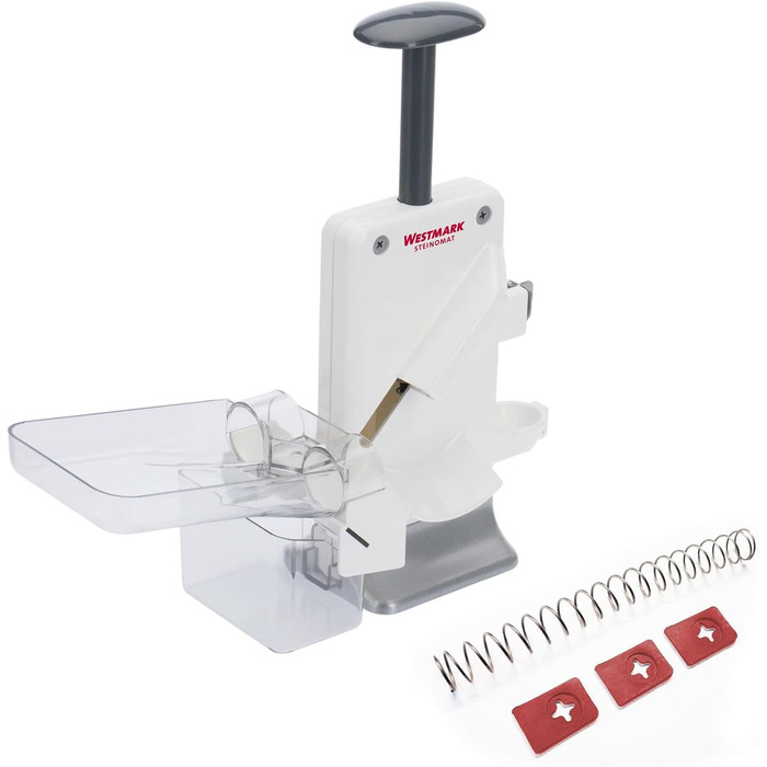 Косточка для вишни и сливы, комбинированная косточка, высота 23 см, алюминий/нержавеющая сталь/пластик, 40202260 (Steinomat - с комплектом запасных частей, одинарный)