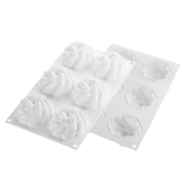 FLEUR 90 Форма силіконова 'квітка' Ø99 h 35 мм (90 мл x 6)