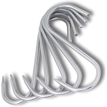 Гачок TronicXL Premium S-подібний З НЕРЖАВІЮЧОЇ СТАЛІ 180 мм x 8 мм Гачок для м&39яса Гачок для м&39яса Гачок для м&39яса Гачок для копчення Гачок з нержавіючої сталі М&39ясний магазин М&39ясний магазин М&39ясний магазин Гачок для дичини з нержавіючої ста