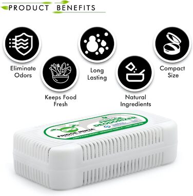 Натуральний нейтралізатор запахів для холодильника білий Ellis Harper