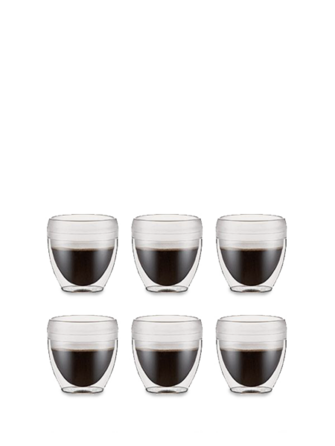 Набір склянок з подвійними стінками, 0,25 л, 6 предметів, Pavina Outdoor Bodum