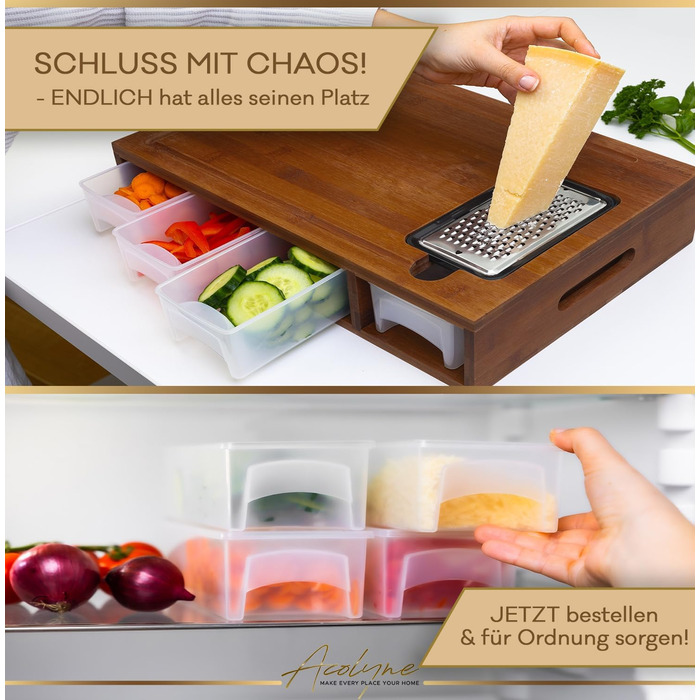 Обробна дошка з 4 піддонами для крапель Acolyne