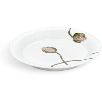 Тарелка десертная 19 см, белая с акварельным узором Poppy Hammershøi Kähler