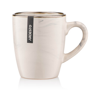 Чашка ARDESTO Marmo, 390 мл, бежевый, керамика